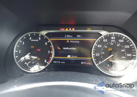 2022 Nissan Sentra Sv из США, поврежденный, VIN 3N1AB8CV3NY288973